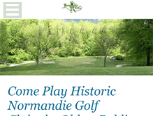 Tablet Screenshot of normandiegolf.com